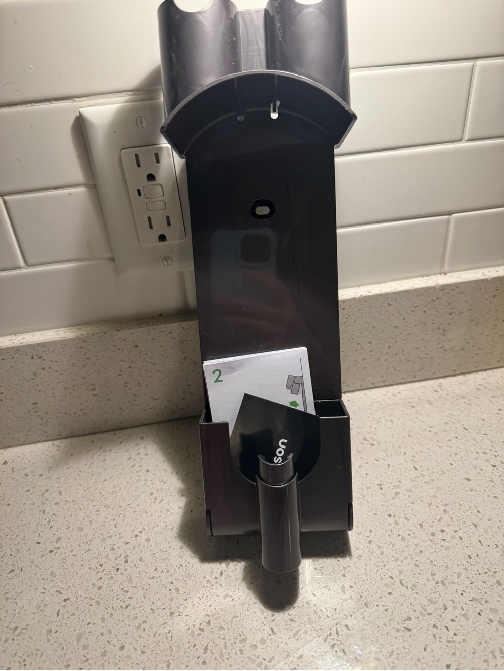 Dyson Wall Docking Station in Dark Gray